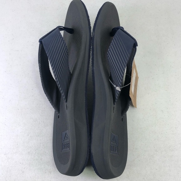 Reef Phantom II Grey Navy Thong Flip Flop Shoes Size 8 main image 7